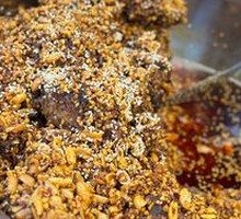 Peanut-crusted Rabbit Head