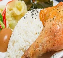 鸡腿套饭