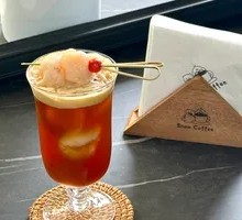 Lychee Sparkling Americano