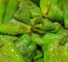 Braised Green Pepper with Tiger Stripes