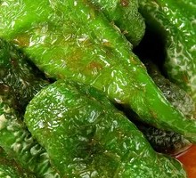 Braised Green Pepper with Tiger Stripes