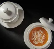 Lobster Soup with Crab Meat and Fish Maw