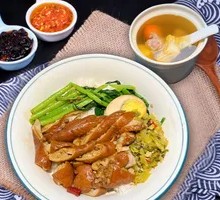 Braised Intestine Rice Bowl