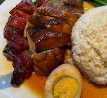 Roast Duck and Barbecue Pork Rice Set
