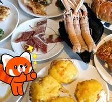 Secret-Recipe Egg Yolk Baked Argentine Red Shrimp