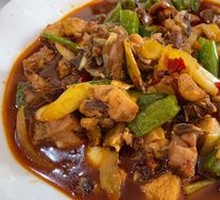 Green Pepper Braised Chicken