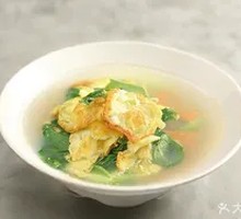 Bok Choy and Egg Soup
