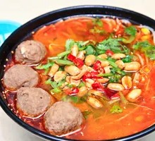 Beef Meatball Noodles