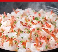 Braised Shrimp with Vermicelli in Clay Pot