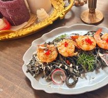 Garlic Shrimp Oil Pasta