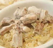 Sour Cabbage and Pork Rib Stew with Vermicelli