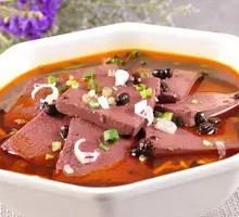 Spicy Lamb Blood Stir-fry