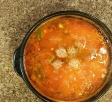 Tomato Meatball Risotto