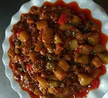 Stir-Fried Chicken with Eggplant