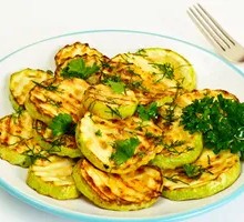 Grilled Small Cucumber Slices