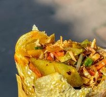 Chicken丝 in Flatbread