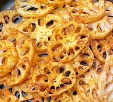 Charcoal-Grilled Lotus Root Slices