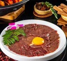 Freshly Sliced Beef Liver