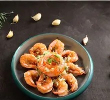 Golden Garlic Shrimp