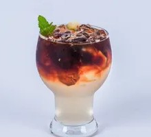 Plum Coconut Americano