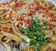 Tomato and Egg Handmade Knife-Sliced Noodles