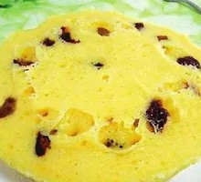 Corn and Red Date Steamed Cake