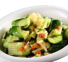 Garlic Cucumber Salad