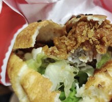 Spicy Chicken Leg Chinese Burger