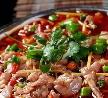Fresh Spicy Rabbit in Pot