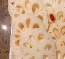 Fresh Lotus Root Slices