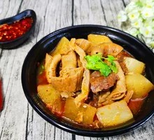 Braised Beef Offal with Radish