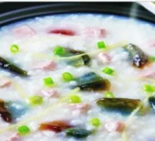 Century Egg and Beef Congee