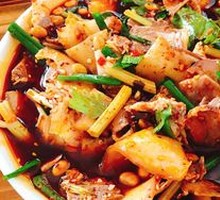 Cold-mixed pig's head meat