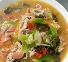 Fried Rice Noodles with Pork