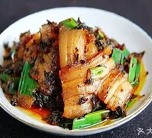 Salted Vegetable Stir-fried Pork