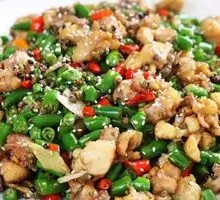 Green Pepper Pan-Fried Chicken