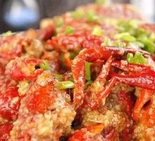 Golden Garlic Crawfish