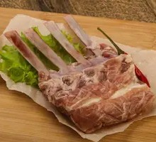 Garlic Shoot Lamb Skewers