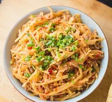 Potato and Pork Fried Rice