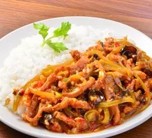 Fish-Flavored Shredded Pork Rice Bowl