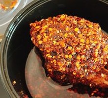 Peanut-crusted Rabbit Head