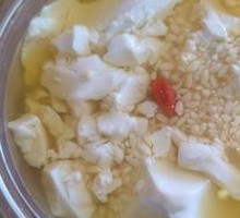 Ice-Soaked Sweet Tofu Pudding