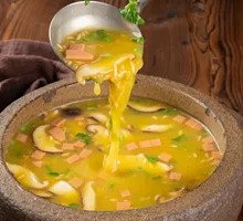 Stir-fried Rice with Chicken Soup Porridge