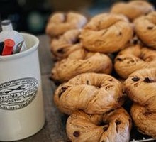 Cinnamon Raisin Cream Cheese Bagel
