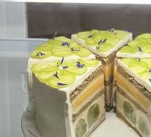 Green Grape and Bergamot Cake