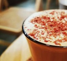 Strawberry Whisky Affogato