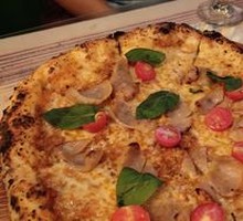 Handmade Italian Sausage Meat Sauce Pizza