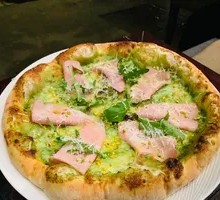 Pistachio Motelar Sausage Pizza