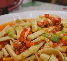 Scallion Stir-fried Pig's Tripe