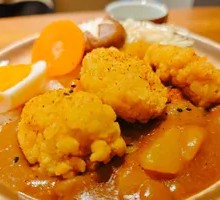 Fried Chicken Curry Rice
